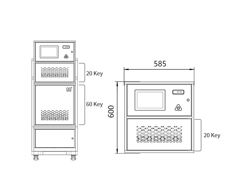 99plus Smart Key Cabinet Structure