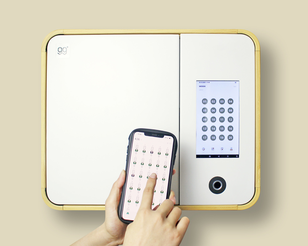 Remote-controlled key cabinet