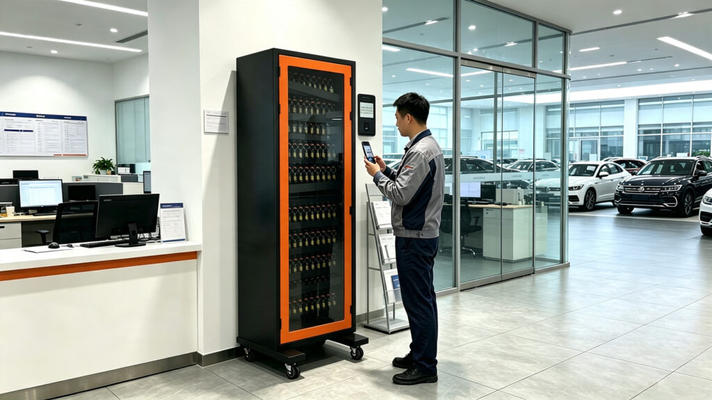 Use of Smart Key Cabinets at Auto Dealerships